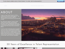 Tablet Screenshot of ctctalent.com